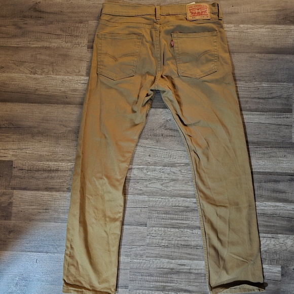 Levi's 513 31x30 Tan Jeans - Picture 2 of 6